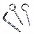 Шуруп кольцо, Полукольцо, Шуруп- шпилька, Шуруп-костыль