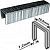 Импорт из сайта,Скобы   8*10,6мм закаленные Профи 500шт тип 140